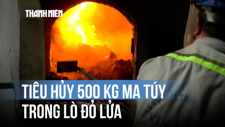 Cận cảnh lò lửa tiêu hủy 500 kg ma túy, xóa sổ hiểm họa từ các đường dây xuyên quốc gia