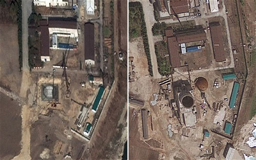 Hình ảnh chụp từ vệ tinh khu liên hiệp hạt nhân Yongbyon của Triều Tiên 