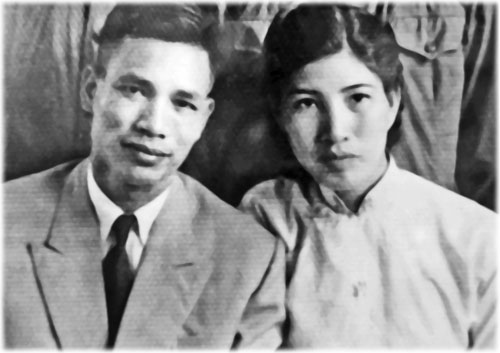 Vợ chồng đại tướng Văn Tiến Dũng - Nguyễn Thị Kỳ thời trẻ 