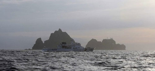 Tàu tuần duyên Hàn Quốc tuần tra gần Dokdo/Takeshima 