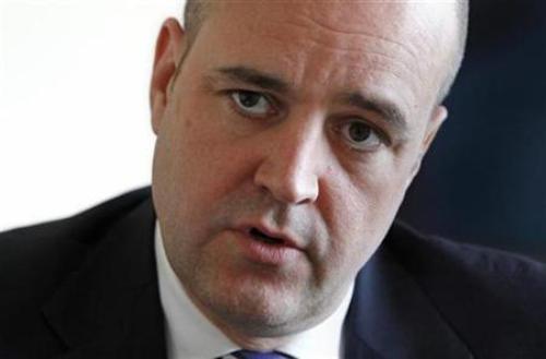 Thủ tướng Thụy Điển, ông Fredrik Reinfeldt - Ảnh: Reuters