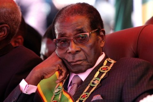 Tổng thống Zimbabwe, ông Robert Mugabe - Ảnh: AFP