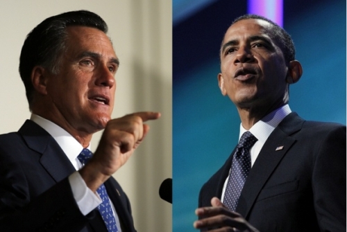 Ứng cử viên Mitt Romeny - Tổng thống Mỹ Barack Obama - Ảnh: Reuters