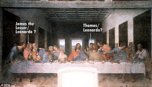 Leonardo da Vinci họa chính mình trong bức “Bữa tiệc ly”?