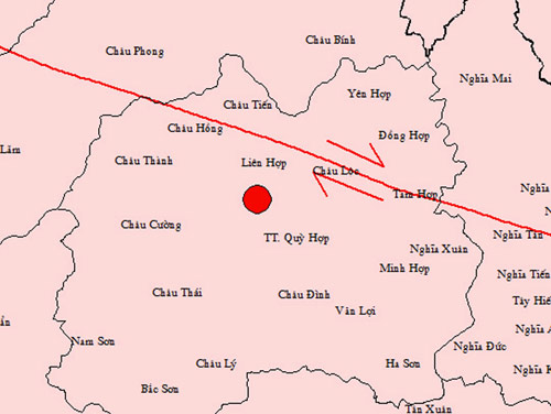 Một đêm xảy ra 2 trận động đất