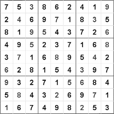 Mời các bạn thử sức với ô số Sudoku 2062 mức độ Rất khó 2