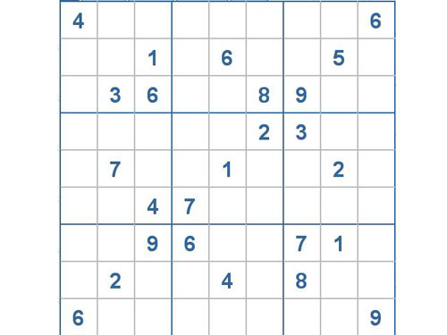 Mời các bạn thử sức với ô số Sudoku 2101 mức độ Khó