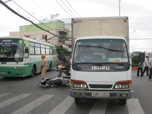 Hiện trường vụ tai nạn