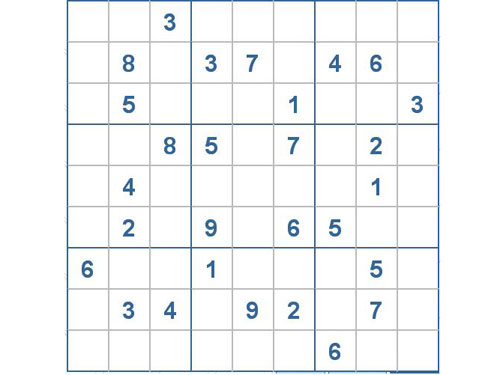 Mời các bạn thử sức với ô số Sudoku 2106 mức độ Khó
