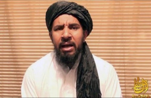 Abu Yahya al-Libi trong một đoạn video được công bố hồi tháng 10.2011 - Ảnh: Reuters 