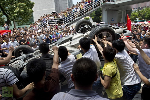 Hãng xe hơi Nhật khủng hoảng vì biểu tình tại Trung Quốc