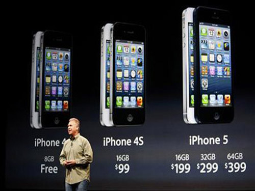 Apple; iPhone 5; iPhone 5 ra mắt; giá của iPhone 5; iPhone 5 lộ diện; iOS 6