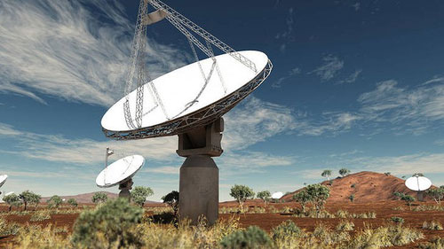 SKA Pathfinder nằm ở vùng sa mạc xa xôi thuộc Tây Úc
