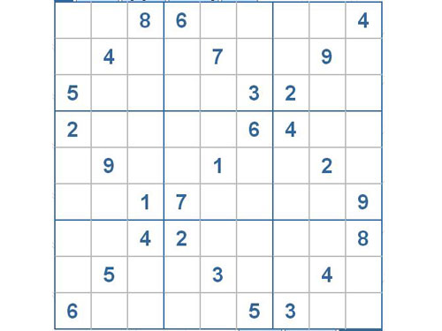 Mời các bạn thử sức với ô số Sudoku 2123 mức độ Khó