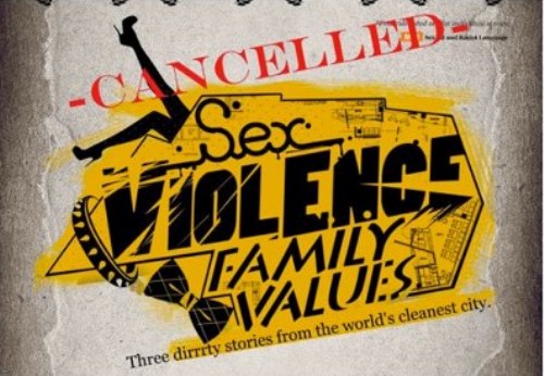 Poster Sex.Violence.FamilyValues - Ảnh chụp màn hình website quảng bá phim này 