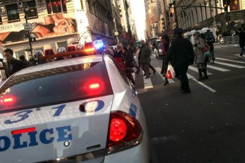 Một xe cảnh sát của lực lượng sảnh sát thành phố New York - Ảnh: AFP