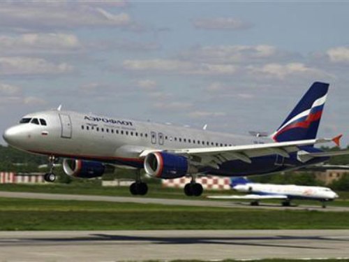 Một máy bay của hãng Aeroflot hạ cánh xuống sân bay Sheremetyevo ở Moscow - Ảnh: Reuters