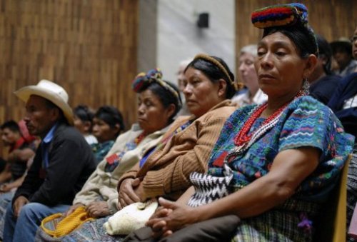 Người dân tộc Maya ở Guatemala - Ảnh: AFP