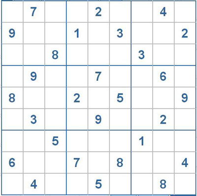 Mời các bạn thử sức với ô số Sudoku 2114 mức độ Khó