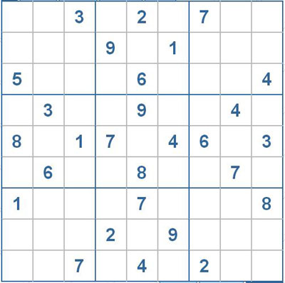 Mời các bạn thử sức với ô số Sudoku 2130 mức độ Khó