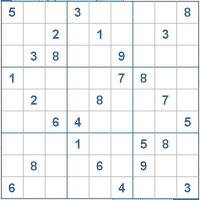 Mời các bạn thử sức với ô số Sudoku 2142 mức độ Khó