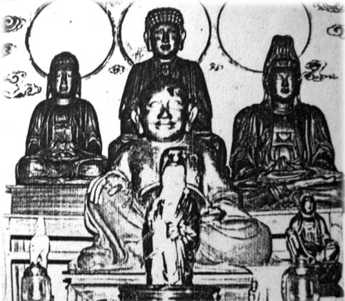 Nghi án tượng Phật Di Lặc bị bán