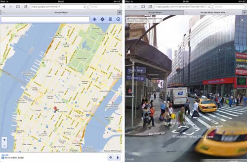 Goog;e StreetView; Google Maps; tính năng dẫn đường