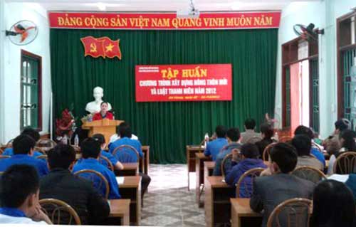 Quang cảnh tập huấn