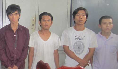 4 tên cướp bị bắt giữ