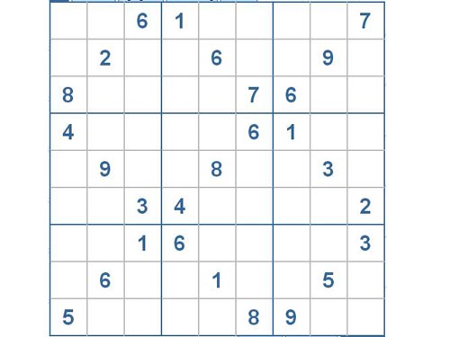 Mời các bạn thử sức với ô số Sudoku 2157 mức độ Khó