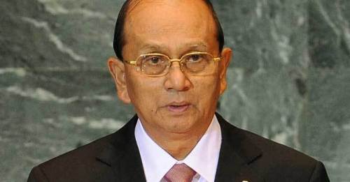 Tổng thống Myanmar, ông Thein Sein - Ảnh: AFP