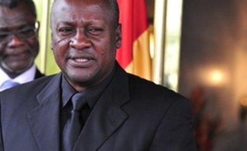 Tổng thống Ghana, ông Dramani Mahama - Ảnh: AFP