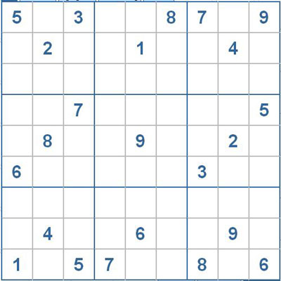 Mời các bạn thử sức với ô số Sudoku 2148 mức độ Khó