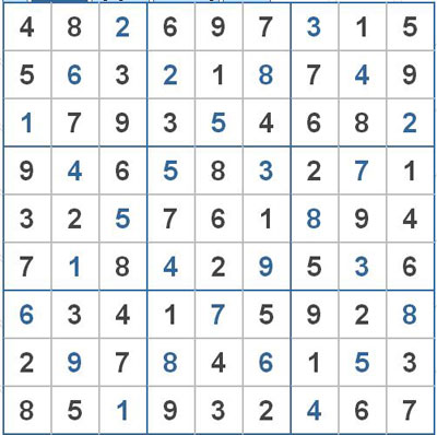 Mời các bạn thử sức với ô số Sudoku 2160 mức độ Rất khó 1