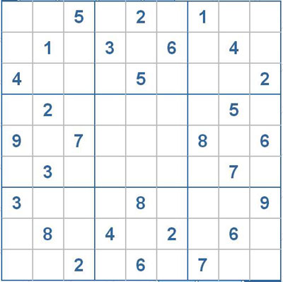 Mời các bạn thử sức với ô số Sudoku 2170 mức độ Khó