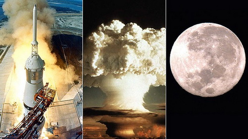 Mỹ từng định cho nổ bom hạt nhân trên mặt trăng