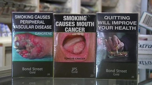 Úc ra mẫu bao thuốc lá mới kèm hình bệnh tật vì hút thuốc