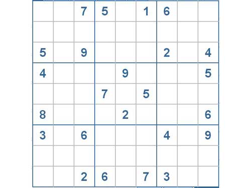 Mời các bạn thử sức với ô số Sudoku 2178 mức độ Khó