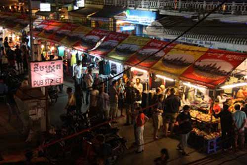 Một chợ đêm ở Siem Reap 