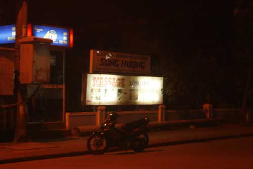 Cơ sở massage Sông Hương, đồng thời là nơi tổ chức mua bán dâm