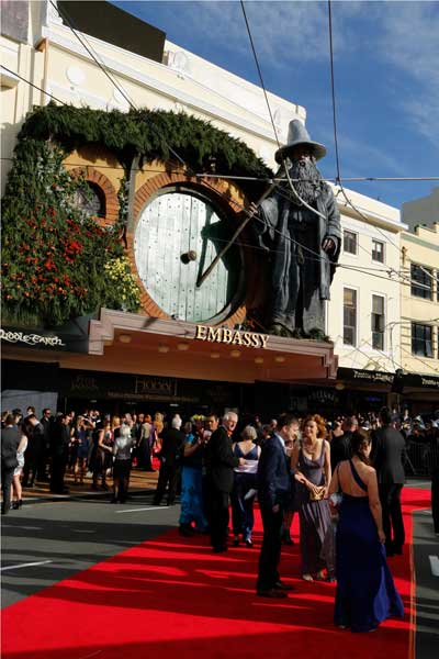 Buổi ra mắt toàn cầu bộ phim The Hobbit: An Unexpected Journey vào cuối tháng 11 vừa qua tại Wellington (thủ đô New Zealand) thu hút sự chú ý của hàng chục ngàn người hâm mộ