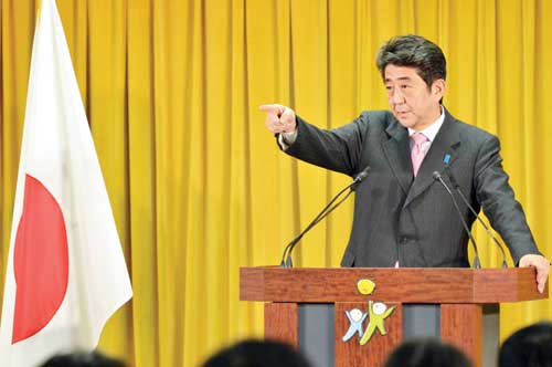 Ông Shinzo Abe quyết cứng rắn với Trung Quốc 