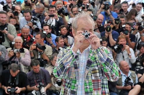 Ngày 16.5, diễn viên Bill Murray trong buổi giới thiệu phim Moonrise Kingdom tại liên hoan phim Cannes lần thứ 65 ở thành phố Cannes (Pháp)