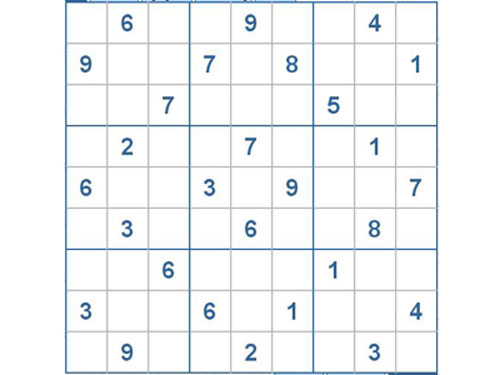 Mời các bạn thử sức với ô số Sudoku 2202 mức độ Rất Khó