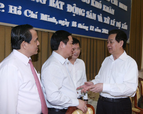 Thủ tướng Nguyễn Tấn Dũng: Sẽ tháo gỡ cho bất động sản !