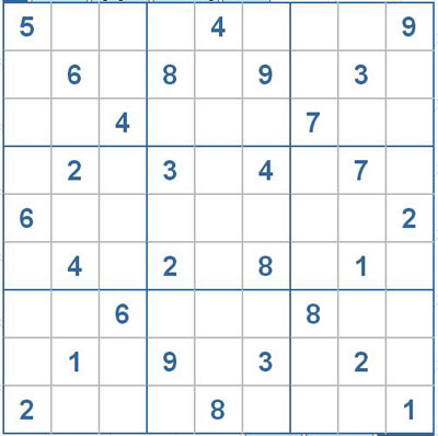 Mời các bạn thử sức với ô số Sudoku 2185 mức độ Khó