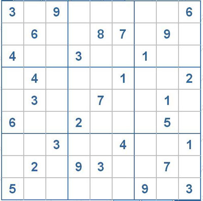 Mời các bạn thử sức với ô số Sudoku 2194 mức độ Khó