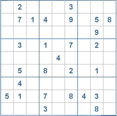 Mời các bạn thử sức với ô số Sudoku 2200 mức độ Khó