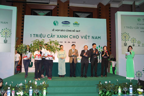 Ra mắt "Quỹ 1 triệu cây xanh cho Việt Nam"