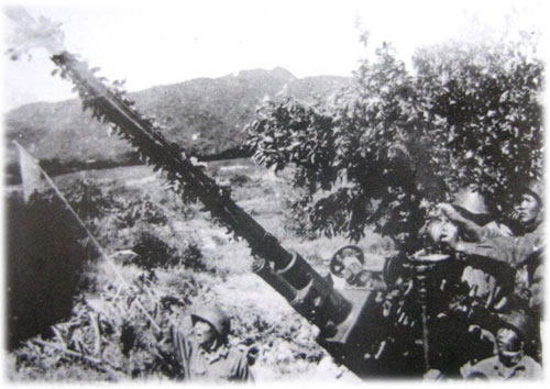 Pháo cao xạ 37 li của lực lượng vũ trang Quảng Bình là nỗi ám ảnh của các phi công Mỹ thời bấy giờ - Ảnh: Tư liệu BTQB